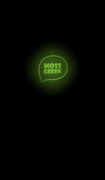 [LINE着せ替え] Moss Green Neon Theme Ver.10 (JP)の画像1