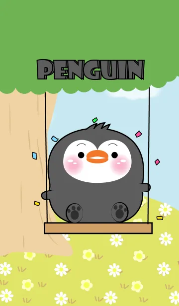 [LINE着せ替え] Enjoy Penguin Theme (JP)の画像1