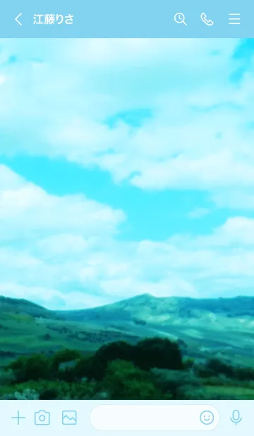 [LINE着せ替え] 山と空がきれい12の画像3