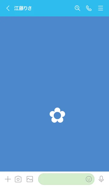 [LINE着せ替え] ザ シンプル ミニ フラワー 53の画像3