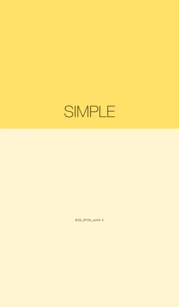 [LINE着せ替え] B28.26_イエロー4-3の画像1