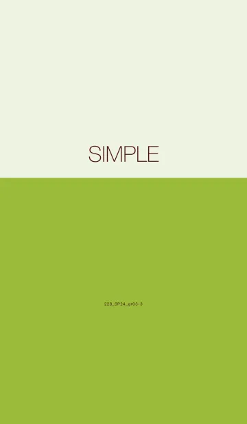 [LINE着せ替え] 228.24_グリーン3-3の画像1