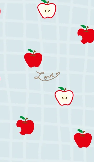 [LINE着せ替え] かわいい りんご14の画像1