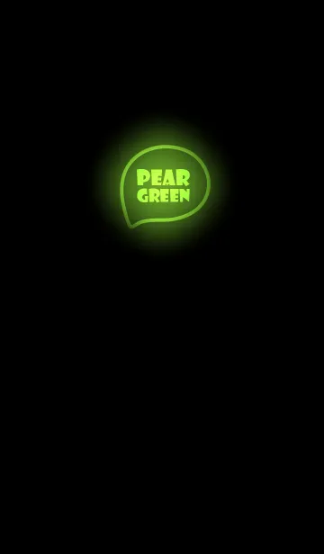 [LINE着せ替え] Pear Green Neon Theme Ver.10 (JP)の画像1