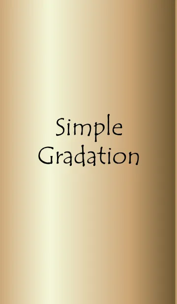 [LINE着せ替え] Simple Gradation -GOLD 6-の画像1