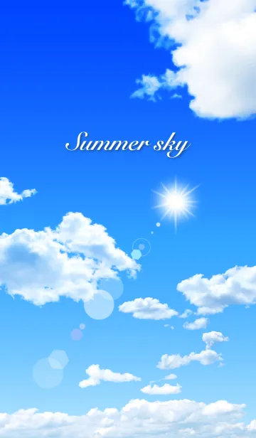 [LINE着せ替え] 夏空。vol.6の画像1