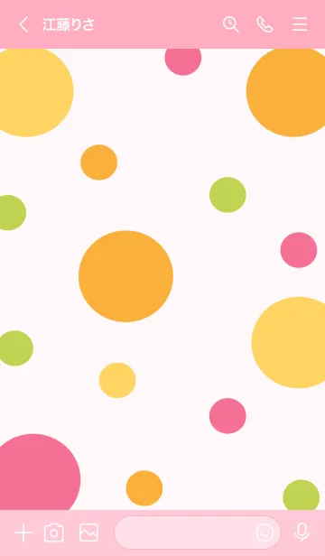 [LINE着せ替え] mini colorful crayon 3Dの画像3