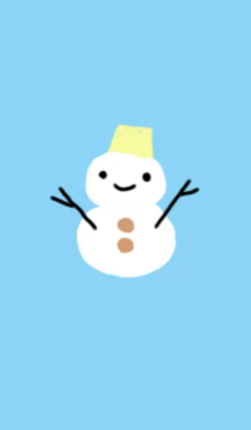 [LINE着せ替え] 冬のきせかえちゃんの画像1