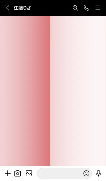 [LINE着せ替え] Simple Gradation -GlossyPink 20-の画像3