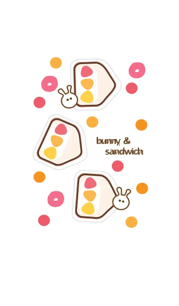 [LINE着せ替え] mini bunny & sandwich 11の画像1