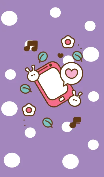 [LINE着せ替え] Lovely phoneの画像1