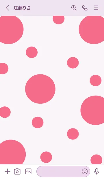 [LINE着せ替え] Lovely phoneの画像3