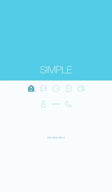 [LINE着せ替え] 229.24_ブルー3-3の画像1