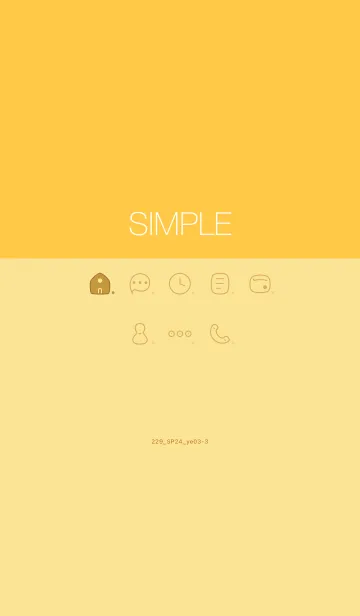 [LINE着せ替え] 229.24_イエロー3-3の画像1