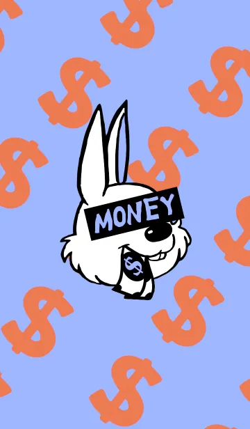 [LINE着せ替え] マネー ラビット 008の画像1