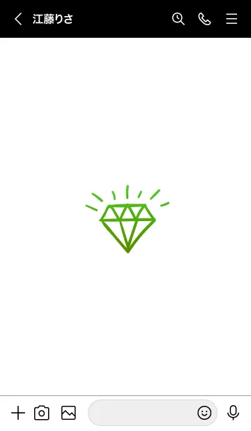 [LINE着せ替え] ダイヤ グラデーション 01の画像3