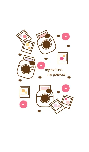 [LINE着せ替え] Lovely art polaroid 12の画像1