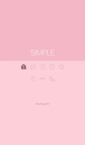 [LINE着せ替え] B29.26_ピンク5-6の画像1