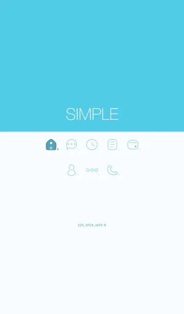 [LINE着せ替え] 229.24_ブルー3-6の画像1
