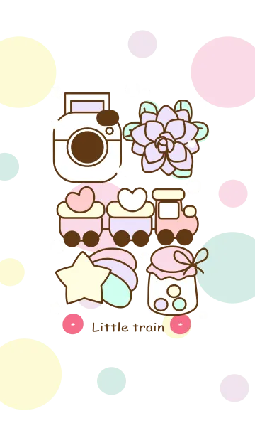 [LINE着せ替え] Little train little heart 9の画像1