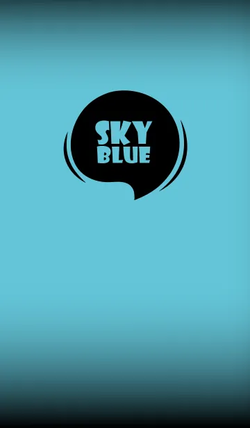 [LINE着せ替え] Sky blue And Black Vr.7 (JP)の画像1