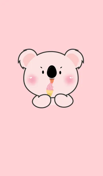 Face Pjnk Koala Simple Theme (JP)の着せ替えメイン画像
