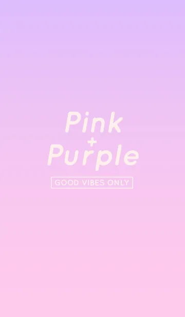 [LINE着せ替え] Pink + Purpleの画像1