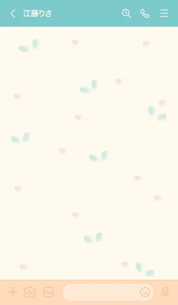 [LINE着せ替え] Lovely apples theme 20の画像3