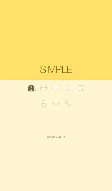 [LINE着せ替え] o29_26_イエロー4-3の画像1