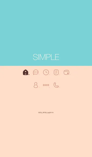 [LINE着せ替え] B29.26_ベージュ4-9の画像1