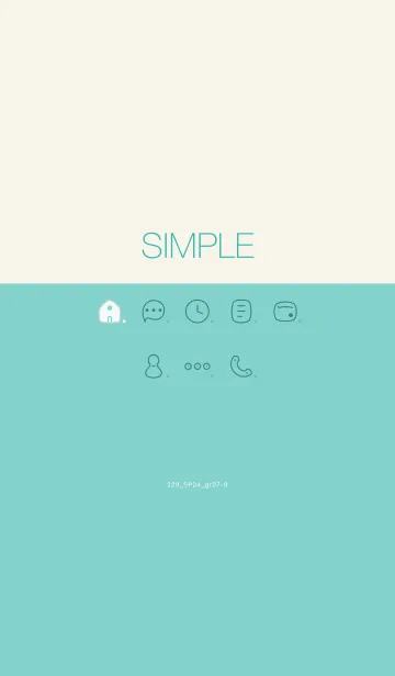 [LINE着せ替え] 229.24_グリーン7-9の画像1