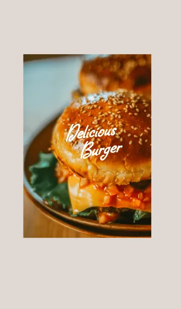 [LINE着せ替え] Delicious burger_01の画像1