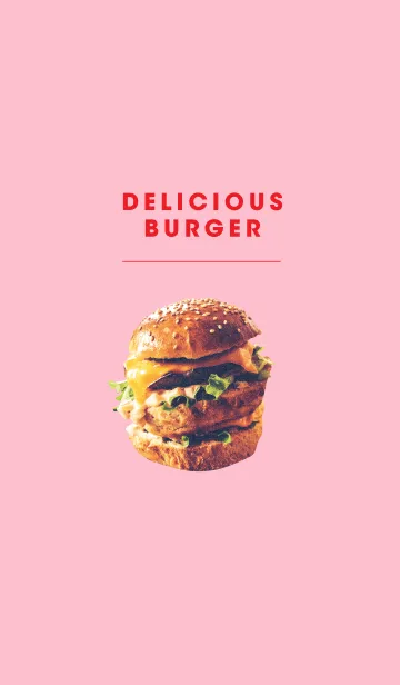 [LINE着せ替え] Delicious burger 2の画像1