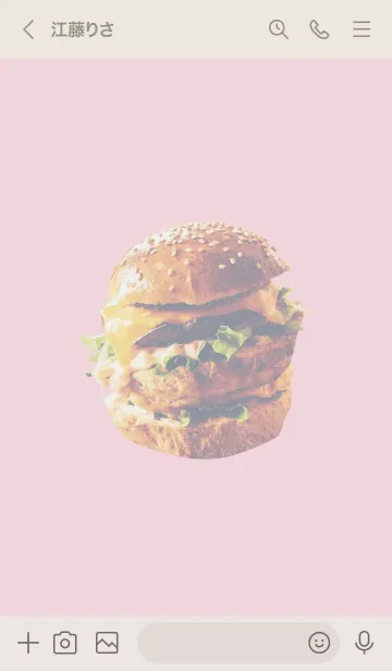 [LINE着せ替え] Delicious burger 2の画像3