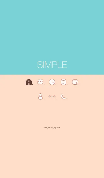 [LINE着せ替え] o29_26_ベージュ4-6の画像1