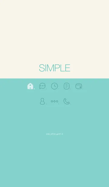 [LINE着せ替え] 230.24_グリーン7-3の画像1
