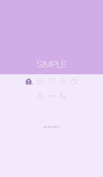 [LINE着せ替え] 230.24_パープル2-3の画像1