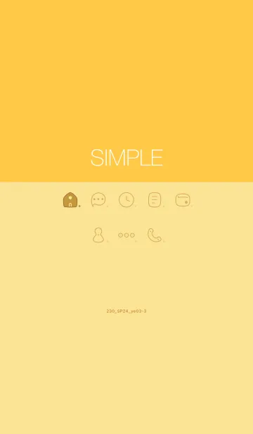 [LINE着せ替え] 230.24_イエロー3-3の画像1