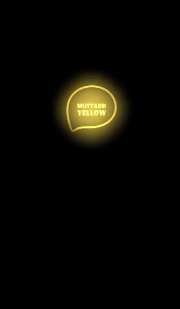 [LINE着せ替え] Mustard Yellow Neon Theme Ver.10 (JP)の画像1