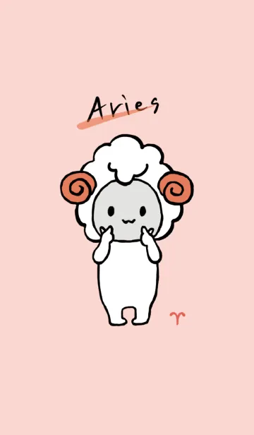 ラッキーカラー牡羊座の着せ替えメイン画像