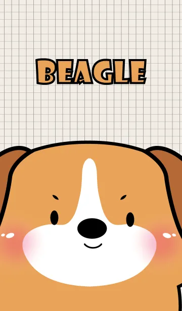 [LINE着せ替え] Little Cute Beagle Dog Theme (JP)の画像1