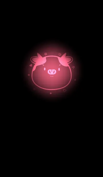 [LINE着せ替え] Cow in Pink Light Theme (JP)の画像1