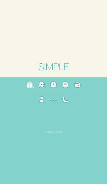 [LINE着せ替え] O30_24_グリーン7-6の画像1