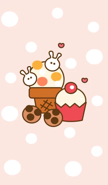 [LINE着せ替え] Ice cream & Cupcake 2の画像1