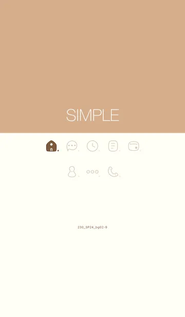 [LINE着せ替え] 230.24_ベージュ2-9の画像1