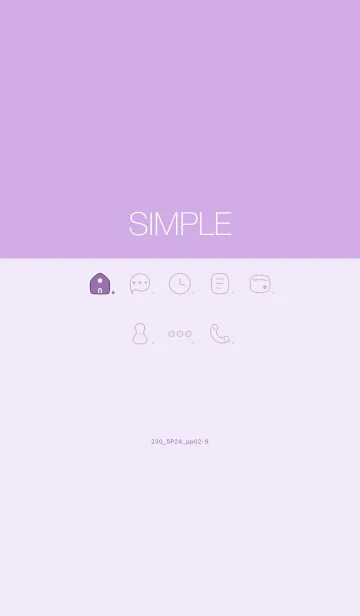 [LINE着せ替え] 230.24_パープル2-9の画像1