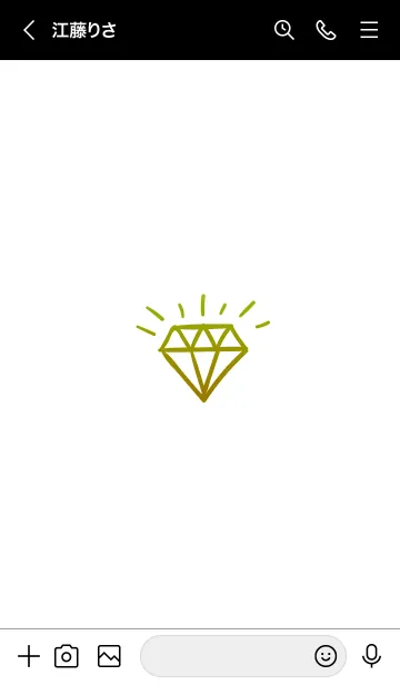 [LINE着せ替え] ダイヤ グラデーション 03の画像3