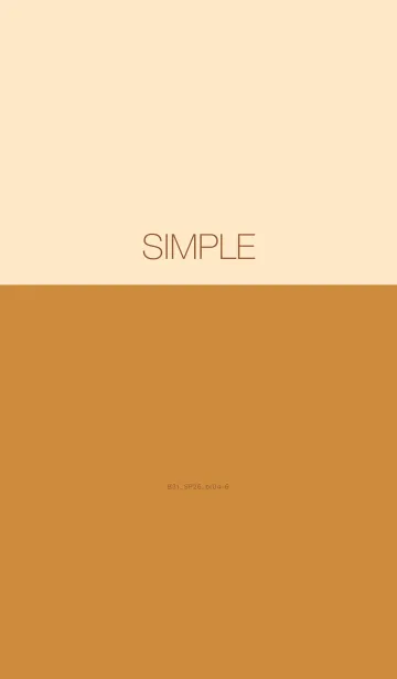 [LINE着せ替え] B31.26_ブラウン4-6の画像1