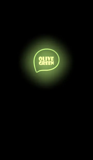 [LINE着せ替え] Olive Green Neon Theme Ver.10 (JP)の画像1