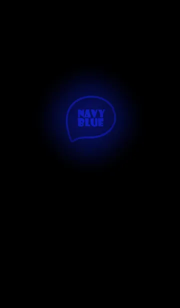 [LINE着せ替え] Navy Blue Neon Theme Ver.10 (JP)の画像1